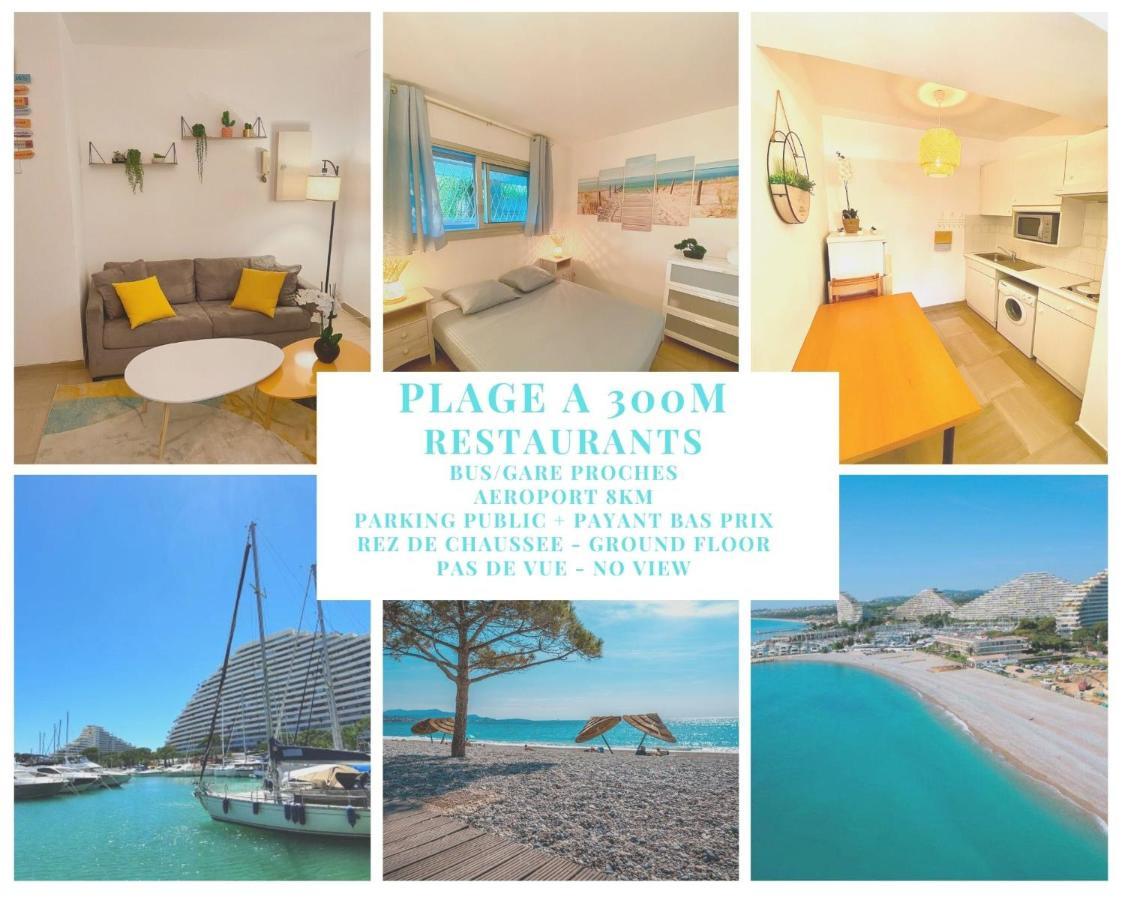 فينوف لوبيه Superbe Appartement A 300M De La Plage, Rdc - Fame Marina Baie Des Anges المظهر الخارجي الصورة